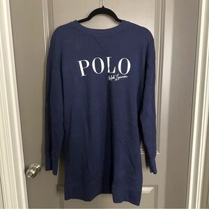 Ralph Lauren Blue Sweatshirt Dress